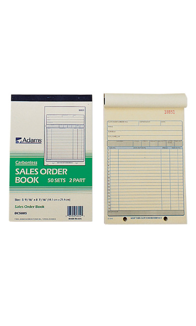 Carbonless Sales/Purchase Order Bookzoom