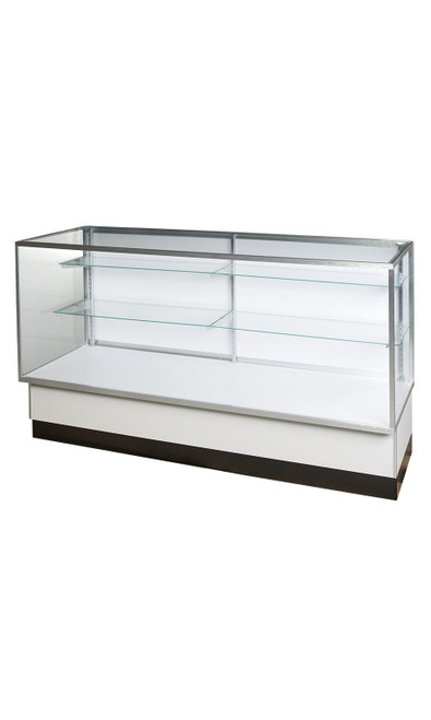 70 inch Full Vision Gray Metal Framed Display Case Ready To Assemblezoom