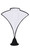 An image of the black fan shaped necklace display