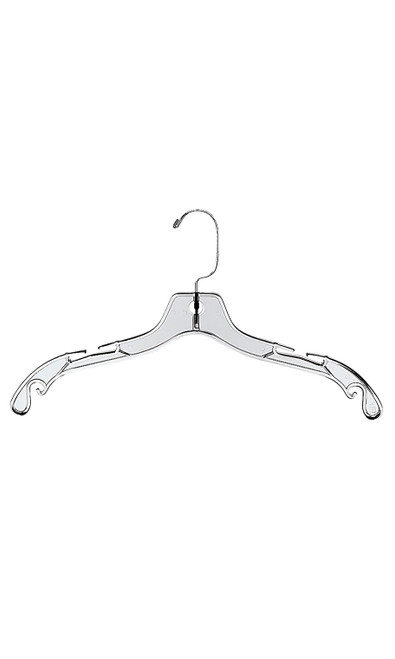 17 inch Plastic Dress Hangerszoom