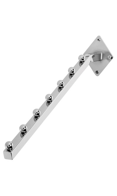 18 inch Chrome 7-Ball Waterfall Wall Mountzoom