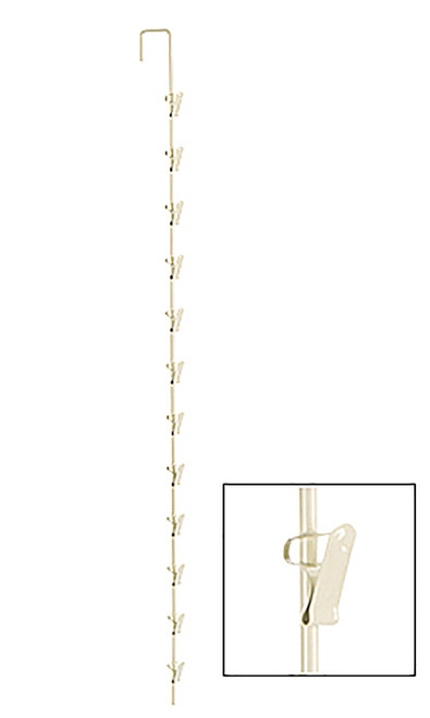 Metal Spring Clip 12 Hook Merchandiser Stripzoom