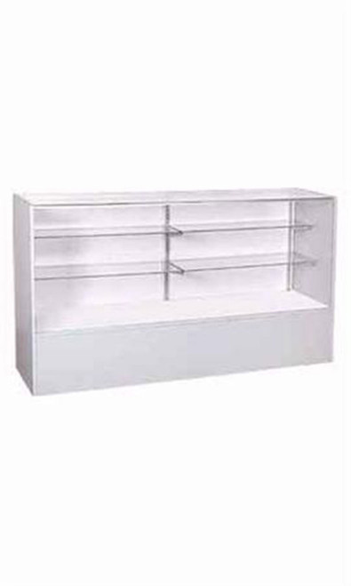 70 inch Full Vision Gray Display Case Fully Assembled with Lightingzoom