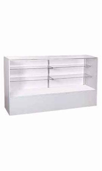 70 inch Full Vision Gray Display Case Fully Assembled with Lightingzoom