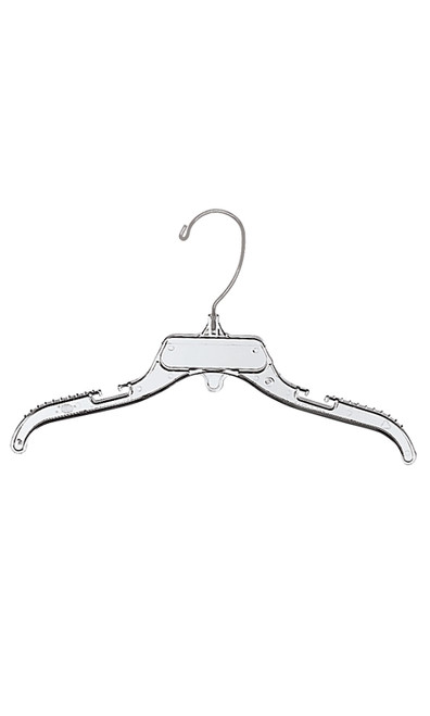 Break-Resistant 12 inch Plastic Children's Dress Hangerszoom