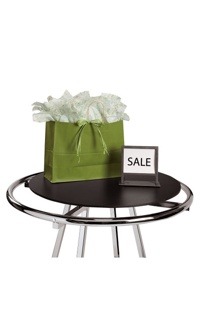 Round Black Wood Clothing Rack Topperzoom