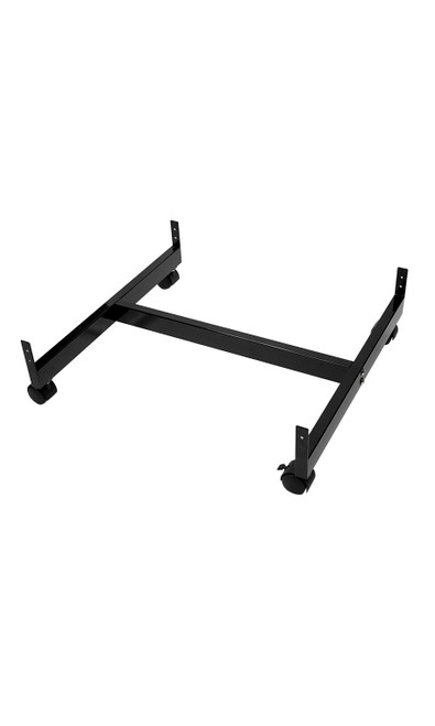 2 x 2 Foot Black Grid Gondola Base with Casterszoom