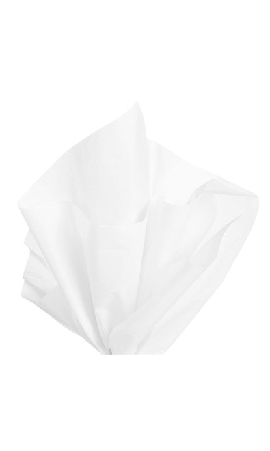 20 x 30 inch White Tissue Paper - 480 Sheetszoom
